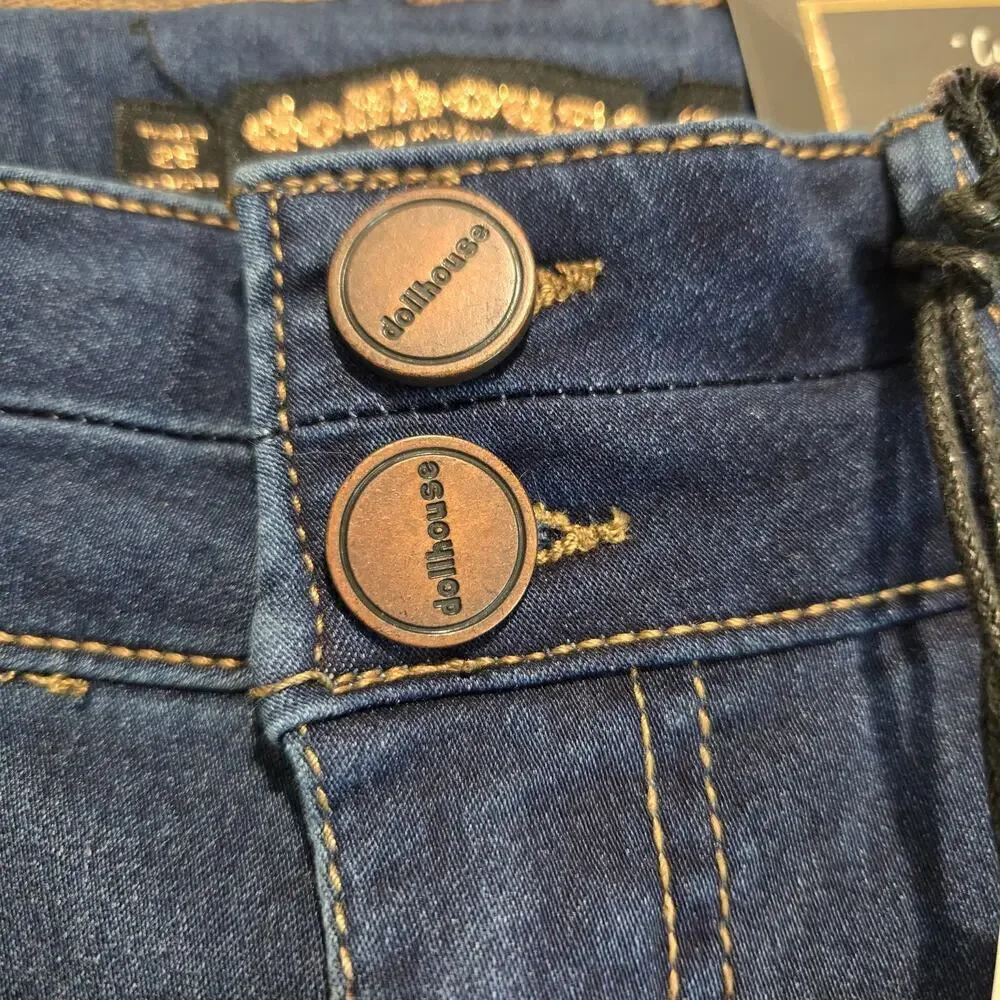 NWT Dollhouse High-rise Skinny Jeans Curvy Collection Girls Sz 7/8 28x29